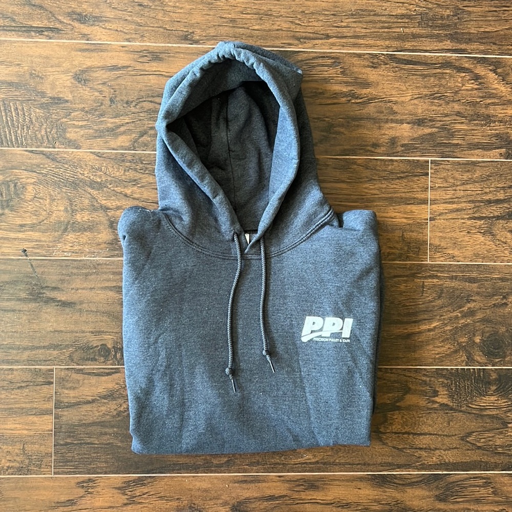 Soft hoodie by precision pulley and idler